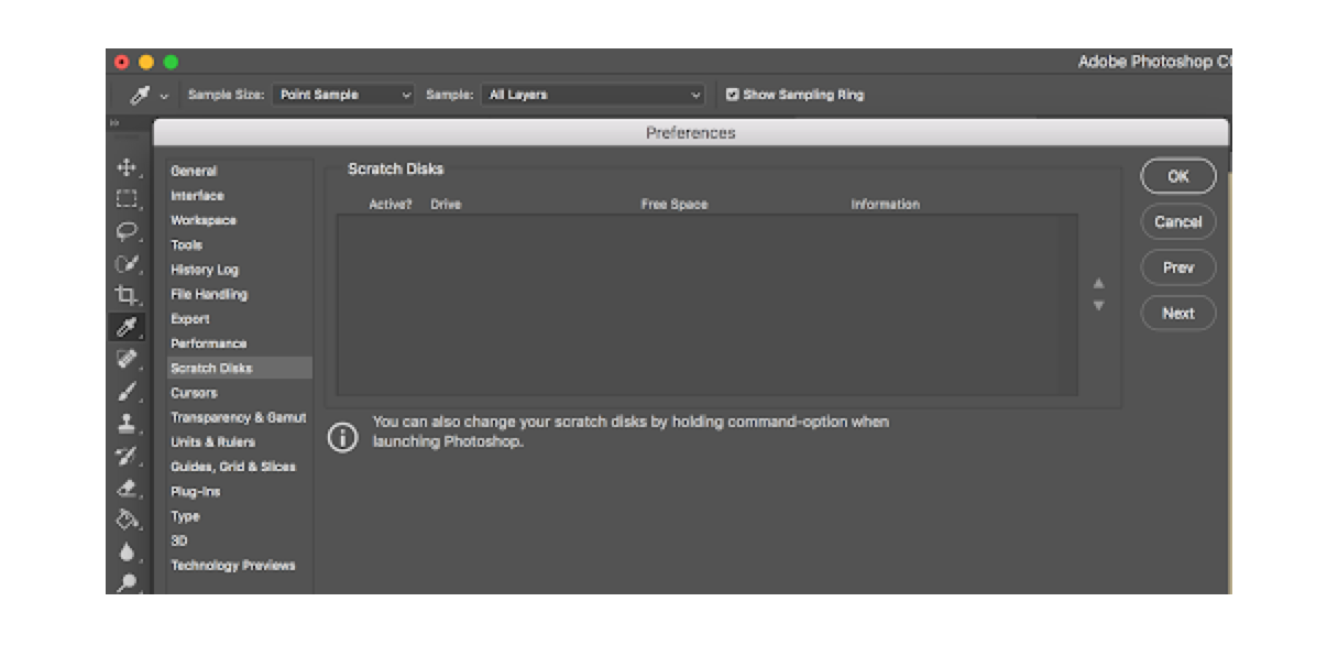 Photoshop freezes up Photoshop freezes up